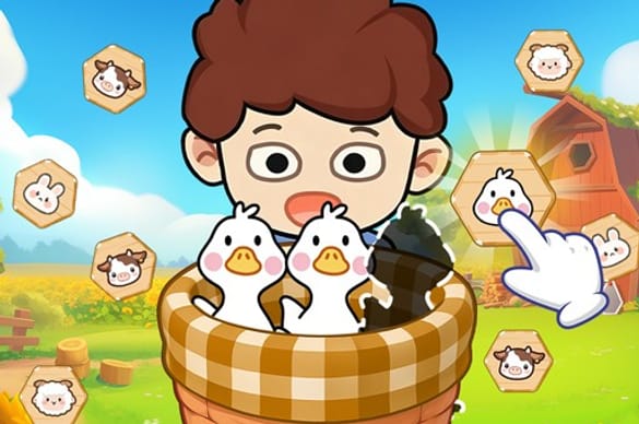Farm Animal Sort Puzzle