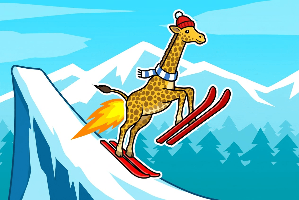 Giraffe Winter Sports Simulator