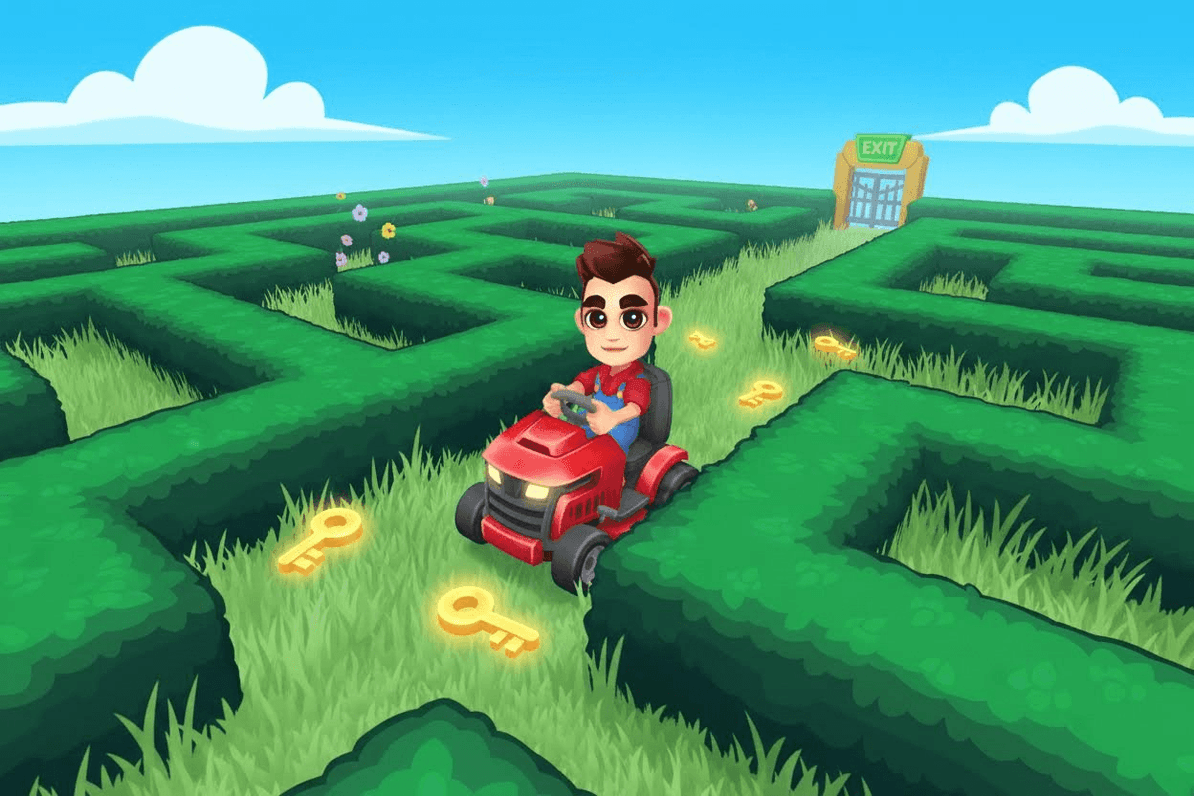 Mowing Mazes