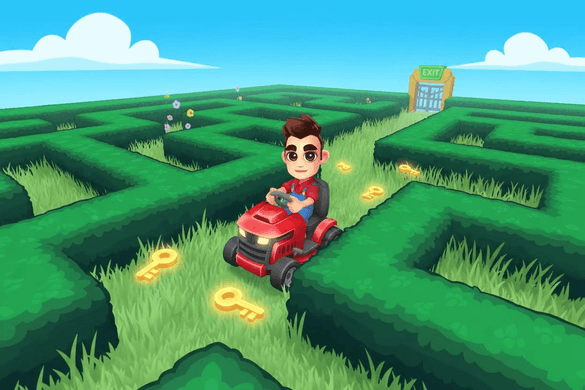 Mowing Mazes