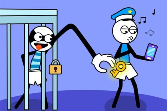 Stickman Troll: Thief Puzzle