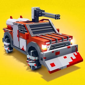 Zombie Derby: Blocky Roads
